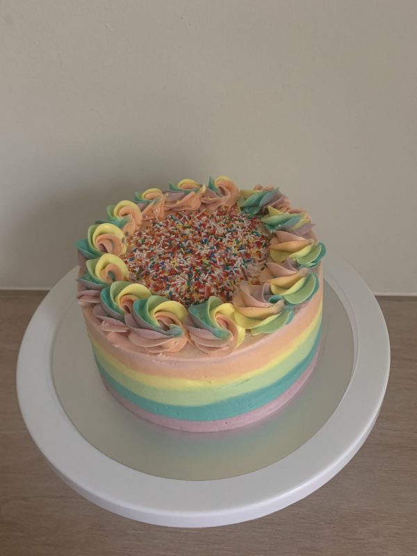 Regenboog Taart